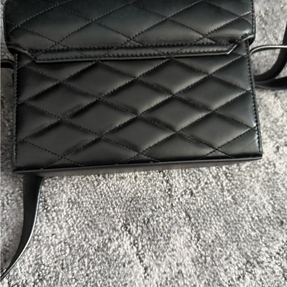YSL June quilted black leather crossbody bag authentic‎ - Picture 10 of 13